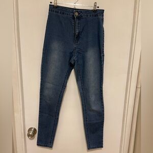 Cotton On Women's Indigo Blue Skinny Jeans